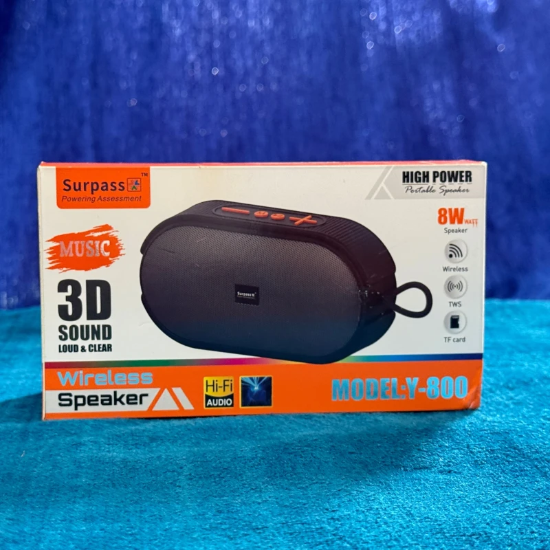 Surpass Wireless Speaker (Model: Y-800)